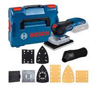 Bosch Professional 18V System Cordless Orbital Sander GSS 18V-13 (brushless motor, incl. dust bag, 3x sanding plate, 3x abrasive disc, hole punch, L-BOXX, without battery/charger)