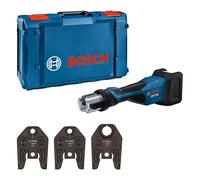 Bosch Professional 18V System Cordless Press Tool GPT 18V-32 (Power of 32 kN, Plastic Fittings up to 110 mm, Metal Fittings up to 54 mm, incl. Press Jaw Stand U16, U20, U25, XL-BOXX)
