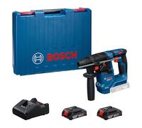 Bosch Professional 18V System Cordless Rotary Hammer GBH 18V-18 (SDS Plus, with 2 x 18V 2.0Ah, GAL 18V-20)