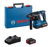 Bosch GBH 18V-22 18v Cordless Brushless SDS Plus Rotary Hammer Drill 2 x 4ah Li-ion Battery Charger Case