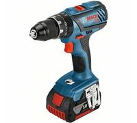 Bosch Professional 18V System GSB 18V-28 Cordless Combi Drill (max. Torque of 63 Nm, incl. 2 x 4.0 Ah Rechargeable Batteries, GAL 18V-40 Charger, L-BOXX)