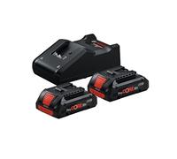 Bosch Professional Standard Starter 2x Pro Core18v 4.0ah+gal 18v-40 Battery Charger Black One Size / EU Plug 220V