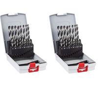 Bosch Professional 19-piece PointTeQ HSS Twist Drill Bit Set (for Metal, ProBox, Drill Driver Accessories) (Pack of 2)