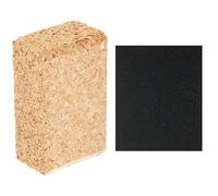Bosch Professional 1x Cork Hand Sanding Block (60 x 100 mm, Accessories for Hand Sanding) + 2609256 °C01 SIC Manual Use Water Resistant Sandpaper 230 x 280 mm P120