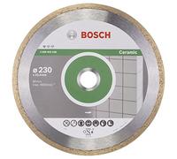 Bosch Professional 1x Diamond Cutting Disc Standard for Ceramic (for Stone, Tile, Ceramic, Ø 230 x 25,40 x 1,6 x 7 mm, Accessories for Tile Cutters)