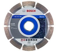 Bosch Professional 1x Diamond Cutting Disc Standard for Stone (for Concrete, Stone, Granite, Ø 125 x 22,23 x 1,6 x 10 mm, Accessories for Angle Grinders)