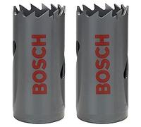 Bosch Professional 1x Hole Saw HSS Bi-metal for standard adapter (for various materials, Ø 25 mm, Accessory Rotary Drill) (Pack of 2)