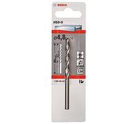 Bosch Professional 1x Metal drill bits HSS-G DIN 338 (for metal, Ø 4.8 x 52 x 86 mm, Accessory Drill Driver)