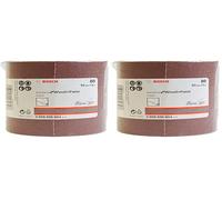 Bosch Professional 1x Sanding Roll C410 Standard for Wood and Paint (93 mm x 5 m, Grit 80, Tearable, Accessories for Hand Sanding and Orbital Sanders) (Pack of 2)