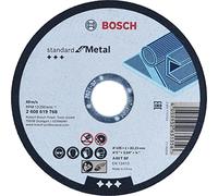 Bosch Professional 1x Standard for Metal Straight Cutting Disc (for sheet metal, steel, Ø 115 x 1 x 22.23 mm, Accessories Angle Grinders)