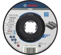 Bosch Professional 1x Standard for Metal X-LOCK Grinding Disc (for Metal, Ø 125 x 6 x 22,23 mm, Depressed Centre, Accessory Angle Grinder)
