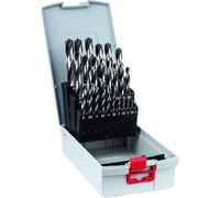 Bosch Professional 25-Piece PointTeQ HSS Twist Drill Bit Set (for Metal, ProBox, Drill Driver Accessories)