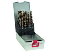 Bosch Professional 25pc. HSS-Cobalt ProBox Metal Drill Bit Set (for Stainless Steel, ? 1-13 mm, Accessories Drill Driver and Drill Stand)