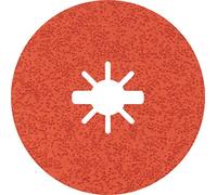 Bosch Professional Expert X-Lock Prisma Ceramic Fibre Disc, R782 Inox 125mm, G36 - 22.23mm
