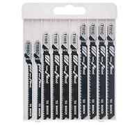 Bosch Professional Jigsaw Blade Set 2607010629 - 10-Piece Basic Set for Wood 45x40x25 cm