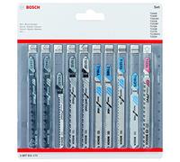Bosch 10 Piece Multi Purpose Jigsaw Blade set