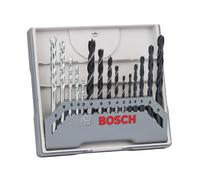 Bosch Professional 2607017038 15-Piece Mixed Drill Bit Set (for Metal, Wood and