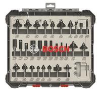 Bosch Professional 2607017475 30-Piece Set Wood Router Bit Set for 8mm Shank Router