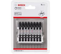 Bosch Professional 2608522337 8tlg. Doppelschrauber Länge: 65mm, Piece Double Screwdriver Set Phillips (Impact Control, 8 x PH2-PH2 Bits, Length: 65