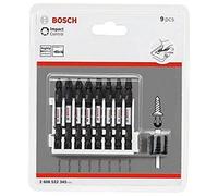 Bosch 9 Piece Impact Screwdriver Bit Set and Magnetic Sleeve