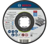 Bosch Professional 2608619266 Pack of 10 Straight Cutting Disc Standard (for Inox, X-LOCK, Diameter 115 mm, Bore Diameter: 22.23 mm, Thickness: 1 mm)