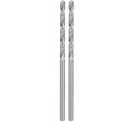 Bosch Professional 2x Metal drill bits HSS-G DIN 338 (for metal, Ø 2.5 x 30 x 57 mm, Accessory Drill Driver) (Pack of 2)