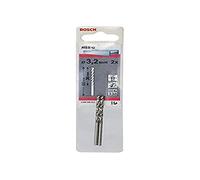 Bosch Professional 2x Metal drill bits HSS-G DIN 338 (for metal, Ø 3.2 x 36 x 65 mm, Accessory Drill Driver)