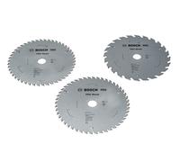 Bosch Professional 3 Pack 165 mm Pro Wood 1 x 24 Tooth 2 x 48 Tooth