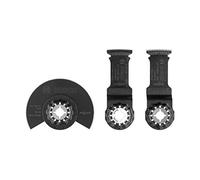 Bosch Professional 3-Piece Starlock Plunge-Cutting Blade Set (for Wood and Metal, Multi-Cutter Accessories)