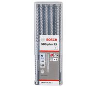 Bosch Professional 30-piece Hammer drill bit SDS plus 7X (for concrete and masonry, 6 x 100 x 165 mm, rotary hammer accessories)