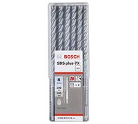 Bosch Professional 30-piece Hammer drill bit SDS plus 7X (for concrete and masonry, 8 x 100 x 165 mm, rotary hammer accessories)