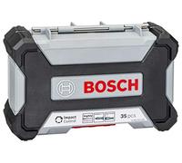 Bosch Professional 35 Pieces HSS Drill Bit & Impact Control Screwdriver Bit Set (Pick and Click, HEX-9, Accessories for Impact Drivers)