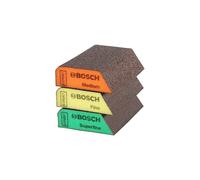 Bosch Professional 3x Expert S470 Combi Blocks (for Softwood, Paint on wood, 69 x 97 x 26 mm, Grade Medium / Fine / Superfine, Accessories H