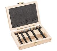 Bosch Professional 2608577022 5-Piece Forstner Drill Bit Set (for Wood, Ø 15/20/25/30/35 mm, Length 90 mm, Drill Accessories), Silver/Black