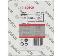 Bosch Professional 5000x Narrow Crown Staple TK40 25G (Plasterboard, Insulating material, 1.2 mm, 25 mm, Galvanised Version, Resin Coated, Accessories Pneumatic Stapler)