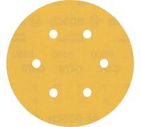 Bosch Professional 50x Expert C470 Sandpaper (for Hardwood, Paint on wood, Ø 150 mm, Grit 400, Accessories Random Orbital Sander)