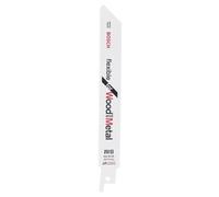 Bosch Professional 5x Reciprocating Saw Blade S 922 VF 'Flexible for Wood and Metal' (Wood with Metal, Pipes, Length 150 mm, Accessories Reciprocating Saw)