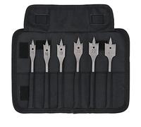 Bosch Professional 6 pc. Self Cut Speed Spade Bit Set (for Fast and Rough Drilling in Softwood, Ø 13-25mm, with Pouch, Accessories Drill Driver)