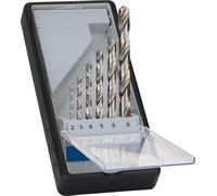 Bosch Professional 6 pcs. HSS-G Metal Drill Bit Set (for metal, Ø 2-8 mm, Robust Line, Accessory Drill Driver)