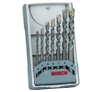 Bosch Professional 7-Piece CYL-3 Concrete Drill Bit Ø 4/5/6/6/7/8/10 mm, grey