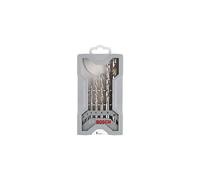 Bosch Professional 7-Piece Mini X-Line Metal Drill Bit Set (Metal, HSS-G, Cut, Accessories for Drill drivers), grey