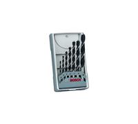 Bosch Professional 7pc. Brad Point Wood Drill Bit Set (for Soft- and Hardwood, Ã 3-10 mm, Accessories Drill Driver and Drill Stand)