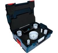 Bosch Professional 8 pcs. Hole Saw Progressor for Wood & Metal Set (L-Boxx, Ø 20-114 mm, Accessory Drill)