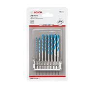 Bosch Professional 8-Piece Impact Control Multi-Purpose Drill Bit Set (Pick and Click, HEX-9, Accessories for Impact Drivers), Colour