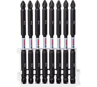 Bosch Professional 8pcs. Double Screwdriver Bit Set (Impact Control, PH/PZ Bits, Length 110mm, Pick and Click, Accessory Impact Drill)