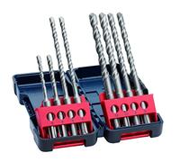 Bosch Professional 8x SDS plus-3 Drill Bit Set (for Concrete, in Tough Box, Ø 5-10 mm, Accessories Rotary Hammer Drills)