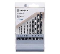 Bosch Professional 9pc PointTeQ Hex Drill Bit Set (for Metal, Ø: 2-8 mm, Total Length: 60-117 mm, ¼’’ Hex Shank, Accessory for Impact Drivers and Drill Drivers)
