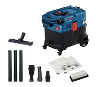 Bosch Professional All-Purpose Extractor Gas 400 A (Automatic Filter Cleaning, Wet and Dry Extraction, Hose-Less Container, standalone Motor Head, Integral Hose Storage Design)