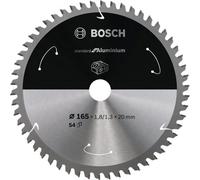 Bosch Professional Aluminium Circular Saw Blade For Cordless Saws - 165X1.8/1.3X20 T54 - Standard Grade