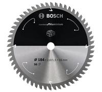 Bosch Professional Aluminium Circular Saw Blade For Cordless Saws - 184X2/1.5X16 T56 - Standard